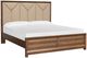 Magnussen Home® Callisto Santa Cruz/Bourbon Brown King Panel Bed with Upholstered Headboard-0