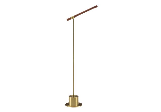Monarch Specialties Inc. Antique Brass 65" Floor Lamp-0