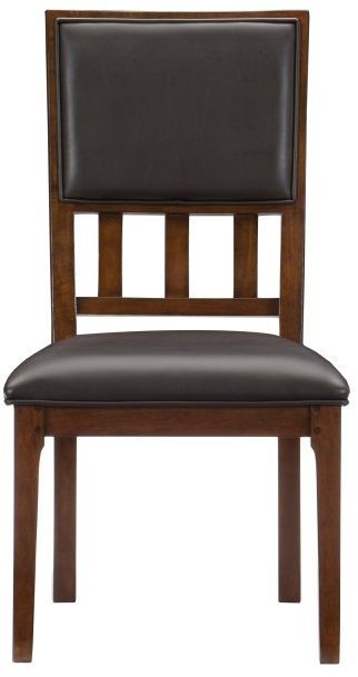 Mazin Furniture Frazier Park Brown Cherry Side Chair-1