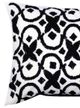 A & B Home Black/White 20" Throw Pillow-1