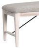 Elements International Rogen Gray/Rustic White Dining Bench-1