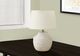 Monarch Specialties Inc. 20"H Cream Concrete Table Lamp-4