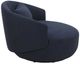Liberty Furniture Haley Midnight Upholstered Swivel Cuddler Chair-4