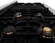 ZLINE Autograph Edition 48" Satin Stainless Steel Pro Style Dual Fuel Range with Black Matte Door-4