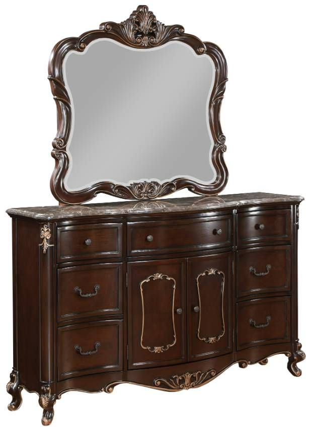 New Classic® Home Furnishings Constantine Cherry Dresser Mirror-2