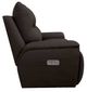 La-Z-Boy® Palmer Walnut Leather Power Reclining Chair and a Half with Headrest and Lumbar-3