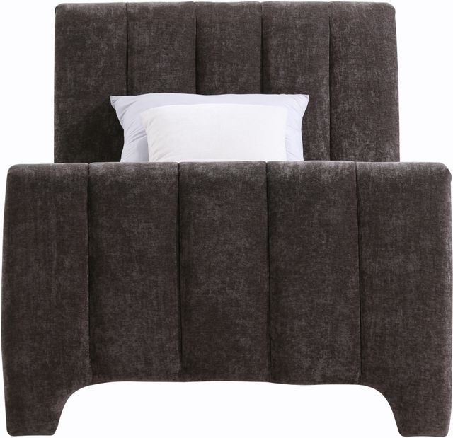 Meridian Furniture Camila Brown Twin Upholstered Panel Bed-2