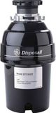 GE® 1 Horsepower Continuous Feed Food Waste Disposer-Black-0