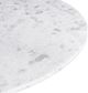 Zuo® Modern Phoenix Marbel Top Dining Table with White Base-4