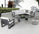 CabanaCoast® Customizable Muse Aluminum Outdoor Deep Seating-3