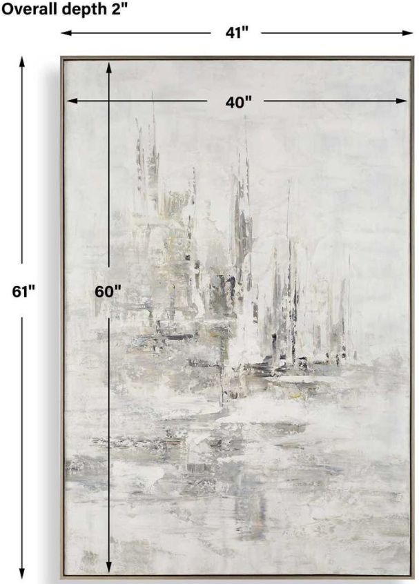 Uttermost® Hours in Silence Hand Painted Abstract Art-2