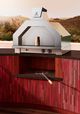 Hestan Campania 33" Steeletto Counter Top Liquid Propane Pizza Oven with Dual Burner-4