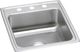 Elkay Lustertone® Classic Lustrous Satin 19-1/2" x 22" x 5" 1-Hole Single Bowl Drop-In ADA Sink-0
