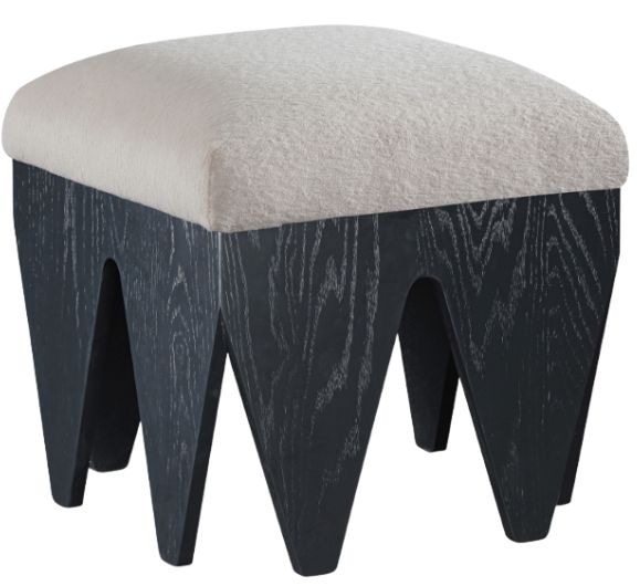 Meridian Furniture Altair Beige/Black Upholstered Bench-0