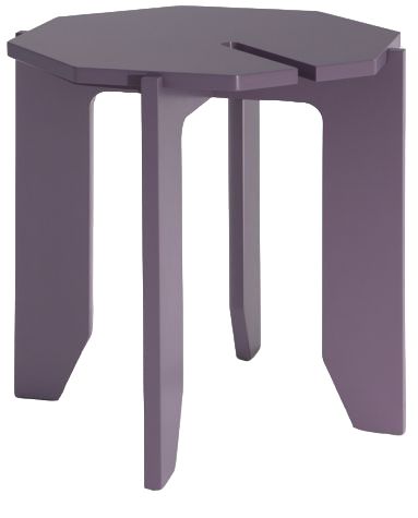 Natuzzi Editions Octopus Matte Whisteria Accent Table-0