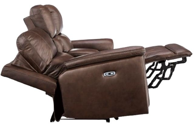 Signature Design by Ashley® Beryton Espresso Power Reclining Loveseat with Console and Adjustable Headrest-3