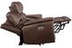 Signature Design by Ashley® Beryton Espresso Power Reclining Loveseat with Console and Adjustable Headrest-3