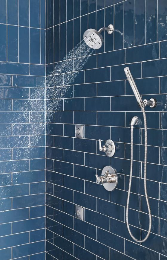 Delta HydraChoice® Lumicoat® Chrome H2Okinetic® Invigorating Spray Head-1