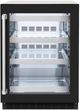 ZLINE Touchstone 5.2 Cu. Ft. Stainless Steel Beverage Center with Black Matte Glass Door-0