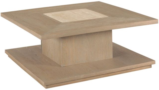 American Drew® Windover Balance Brown Square Coffee Table-0
