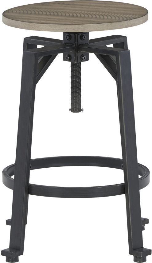 Signature Design by Ashley® Lesterton Light Brown/Black Counter Stool-0