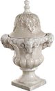 A & B Home Creamy White Urn with Lid-0