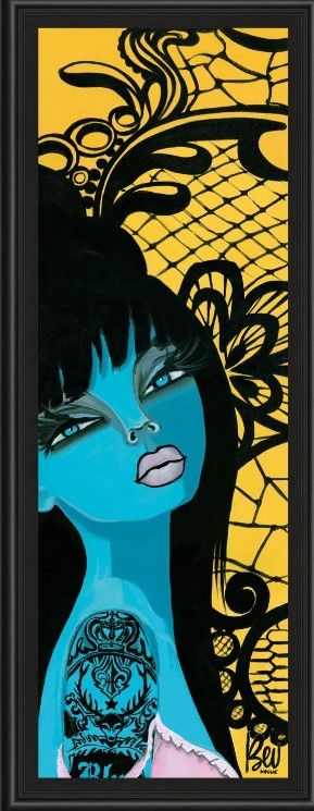 Classy Art Ink Chiffon l By Bev Hogue Wall Art-1