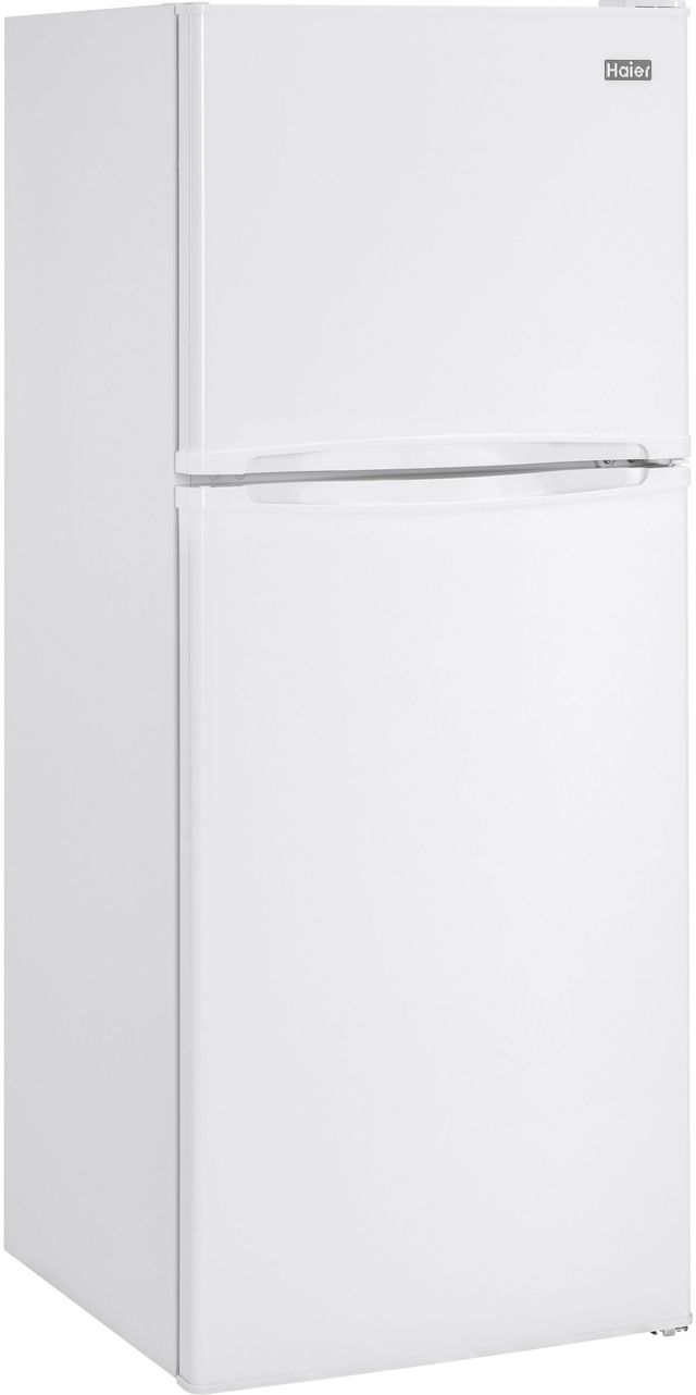 Haier 24" 9.8 Cu. Ft. White Top Freezer Refrigerator-4