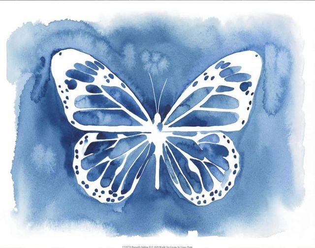 Classy Art Butterfly Inkling II by Grace Popp Wall Art-1
