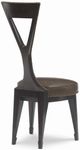 Century® Thomas O'Brien Wyllie Black/Brown Leather Chair-1