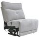 Mazin Furniture Tesoro Mist Gray Armless Reclining Chair-1