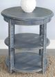 Sunny Designs™ Ocean Blue Round Side Table-2