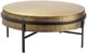 Crestview Collection Hudson Gold Cocktail Table with Black Base-0