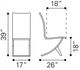 Zuo® Delfin Gray Dining Chair-4