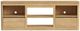 Elements International Rosalie Natural 71" TV Console without Fireplace Insert-3