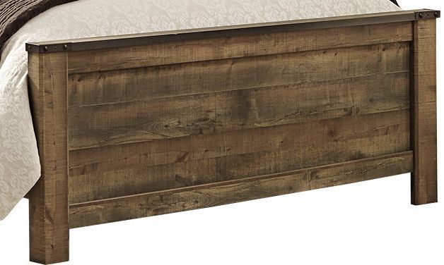 Signature Design by Ashley® Trinell Rustic Brown Queen Panel Footboard-0