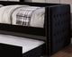 Furniture of America® Susanna Black Daybed with Trundle-2
