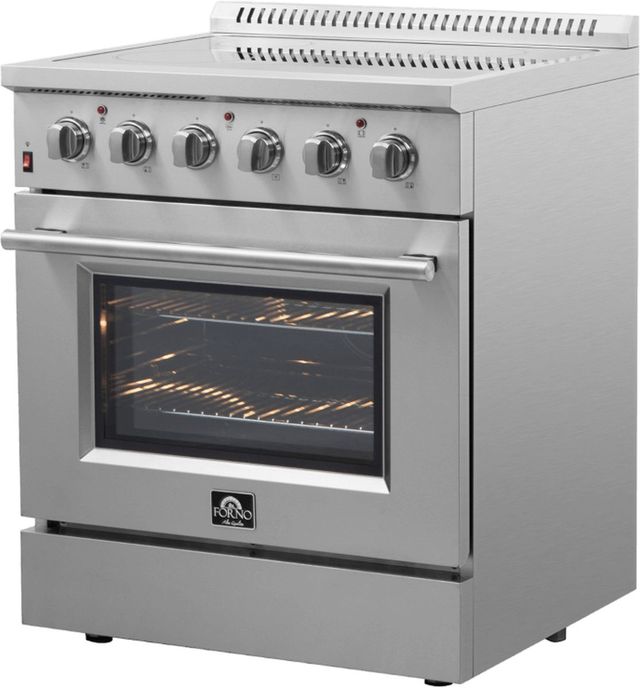 FORNO® Galiano 30" Stainless Steel Pro Style Electric Range-3