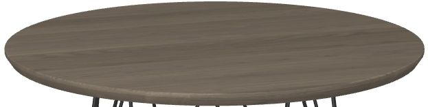 Amisco Customizable Calypso Solid Ash 36" Round Coffee Table-1
