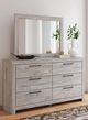 Signature Design by Ashley® Broachmyn Gray Dresser and Mirror-1