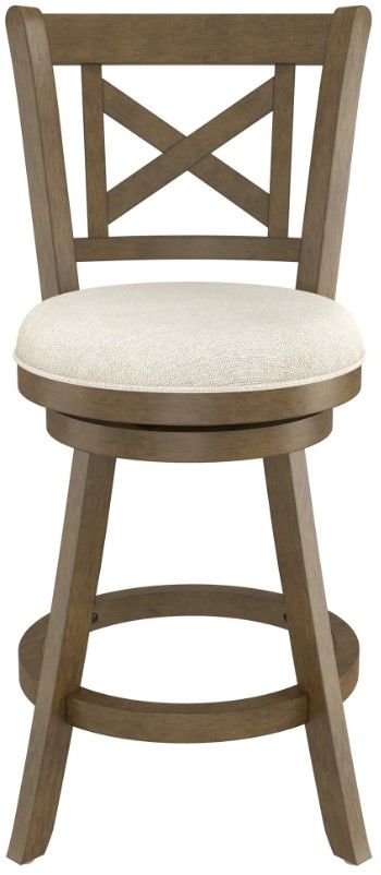 HH2 Home Hamlin Brush Gray Counter Stool-1
