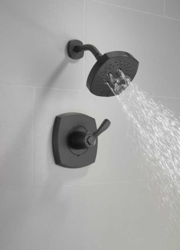 Delta Stryke® 14 Series Matte Black 7" Shower Only-3