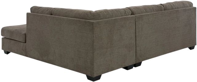 Signature Design by Ashley® Mahoney 2-Piece Chocolate Right-Arm Facing Full Sofa Sleeper Chaise Sectional-1