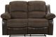 Homelegance® Cranley Chocolate Manual Double Reclining Loveseat-2