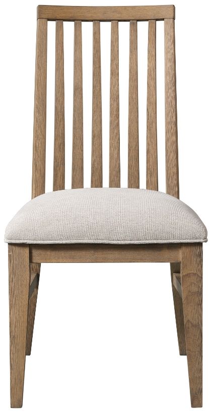 Intercon Landmark Weathered Oak Slat Back Side Chair-2