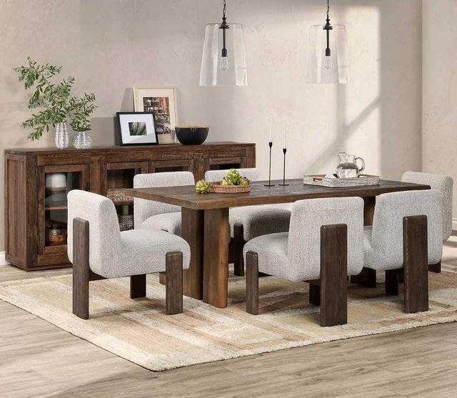 Classic Home Holmes Artisan Brown 80'' Dining Table-1