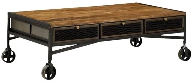 Jaipur Furniture Guru Black/Brown Coffee Table-0