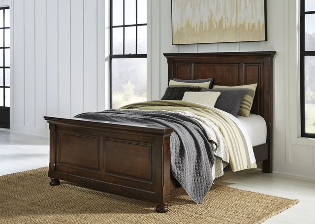 Millennium® by Ashley® Porter Rustic Brown Queen Panel Bed-5
