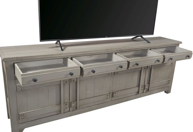 aspenhome® Reeds Farm Weathered Grey 97" Console-2