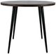 Jofran Inc. Prelude Walnut Round Counter Table with Black Base-3
